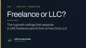 Freelance Permit vs Free Zone LLC in the UAE